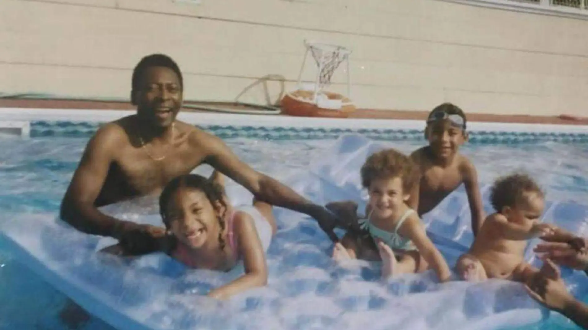 Pelé y sus hijos